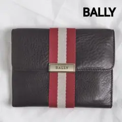 未使用級美品✨️　BALLY　バリー　柔らかレザー　ロゴプレート　折り財布のサムネイル