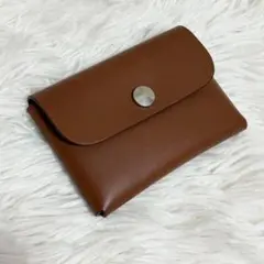 【新品同様】イルビゾンテ　コインケース　レザー　ブラウン