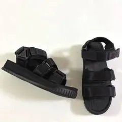 シャカ　SHAKA サンダル　ブラック　黒　23.0のサムネイル