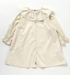 BREEZE ノーカラーシャツワンピース