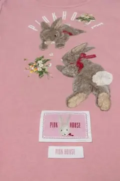 【美品】PINK HOUSE(ピンクハウス)ウサギ 長袖 コットン100%のサムネイル