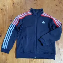 adidas ジャージ 140 ネイビー ストライプ