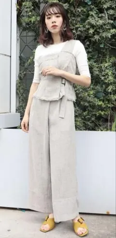 MURUA ムルーア フリンジデザイン セットアップ 上下セ