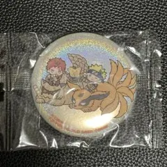 NARUTO×Sanrio 缶バッジ 我愛羅・ナルト×ぽこぽん日記 ②のサムネイル
