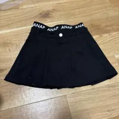 ANAP 黒 プリーツスカート