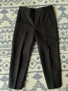 ウールブラック メンズスラックス