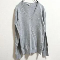 UNIQLO ユニクロ　Vネック長袖ニット　セーター　Mサイズ　カシミヤ混