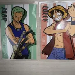 ONE PIECE トレーディングカード ルフィ ゾロ フレンドタッグ交流会