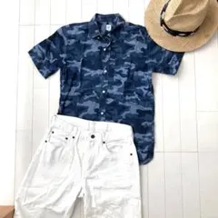 gap kids XXL 150-160 半袖シャツ　迷彩