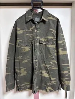 ZARA MAN カモフラ柄 ミリタリージャケット XLのサムネイル