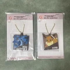 ポケモン 一番くじ G賞 ラバーチャームコレクション　リザードン・イーブイ