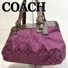 COACH Soho Pink Signature Tote Bag Y2K