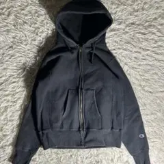 USA製　単色赤タグ　チャンピオンリバースウィーブ　ジップスウェットパーカー　M