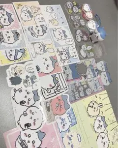 ちいかわ ハチワレ グッズ まとめ売り ミニフィギュア アクスタ シール