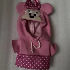ユニベアシティ ぬいぐるみ キーチェーン 専用コスチューム　ミニー 衣装