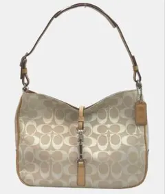 COACH シグネチャー　キャンパス　ショルダーバッグ