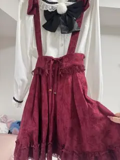 SecretHoney シークレットハニー バラ柄ジャガードボリュームスカートのサムネイル