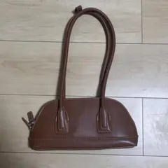 ZARA ハンドバッグ ブラウン