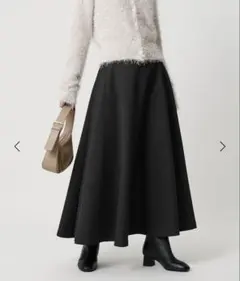 【美品】BEAUTY&YOUTH ポリエステルツイル サーキュラースカート