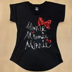 【未着用】USA ディズニーストア ミニー 半袖 Tシャツ M 黒 アメリカのサムネイル