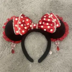 ディズニー イヤリング カチューシャ 赤