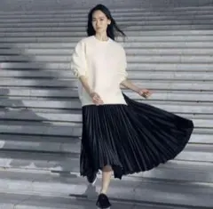 ※新品※ユニクロ × セオリー コラボ プリーツ ラップスカート S