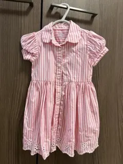 【美品】ラルフローレン　ピンクワンピース　9m