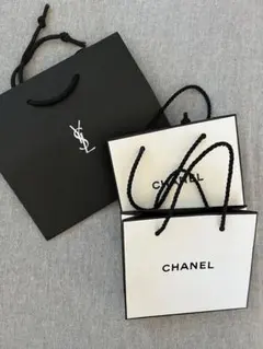 YSLとCHANELのショップ袋セット
