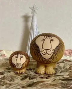 リサ・ラーソン【ライオン】セミミディアム・ミニ《美品》どちらか一方の購入も可能