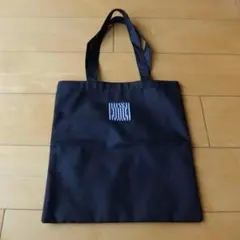 신품 같이 이세탄 오리지널 토트 백 나일론 에코 백 블랙