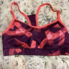 adidas セパレート水着 紫・オレンジMサイズ上のみのサムネイル