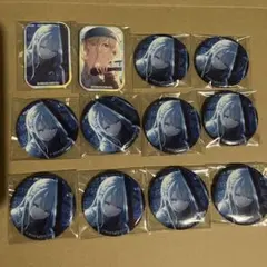 プロセカ小豆沢こはねグリ缶44Aスクエア缶バッジ46A12点セットまとめ売り