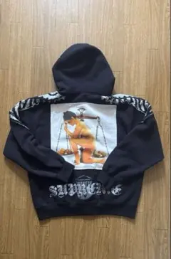 Supreme Wings Zip Up Hooded ブラック - メルカリ