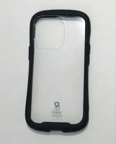 iPhone 13 Pro用 iFace 強化ガラス クリアケース (ブラック)