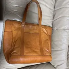 slow レザー トートバッグ キャメル