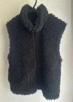 GU ボアベスト ブラック Lサイズ