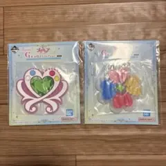 プリキュア　一番くじ　G賞　お役立ちコレクション　ラバーコースター　2種