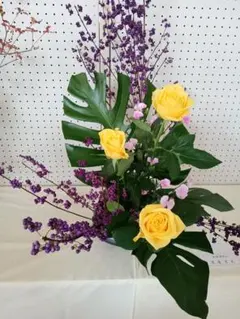 専用　ピンクのシンビジュームアレンジメント クレイフラワー　樹脂粘土