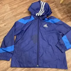 adidas ウインドブレーカー　120 上着　薄手