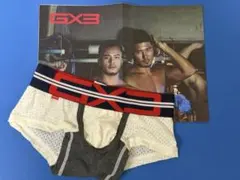 GX3 メンズ ボクサーパンツ ホワイト Sサイズ