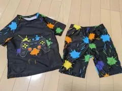 ゲーム柄 水着上下セット【男の子向け】