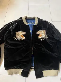 良品 テーラー東洋 スカジャン 虎 龍 蜂 立川基地 Mサイズ M18332