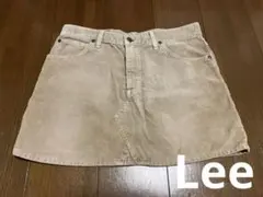 Lee コーデュロイ　スカート ローライズ ミニスカート