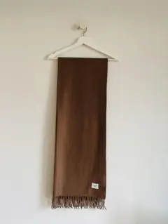 URBAN RESEARCH DOORS ブラウン フリンジ付きマフラー