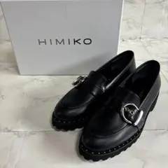 HIMIKO ベルトデザイントラックローファー 23.5 新品★定価27500円