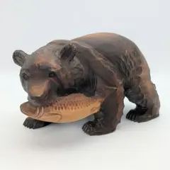 レア◎ OLD 無塗装 鮭なし木彫り熊 民芸品 クマ 置物 工芸品 レア◎ OLD 無塗装 鮭なし木彫り熊 民芸品 クマ 置物 工芸品 - メルカリ