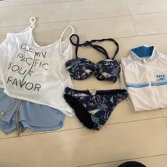 ocean pacific 水着セット Mサイズ ネイビー