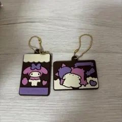 サンリオ　キャラパキ　マイメロ　キキララ　リトルツインスターズ　ラバーマスコット