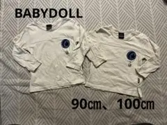 babydoll トイストーリー長袖Tシャツ　90㎝、100㎝　2点セット