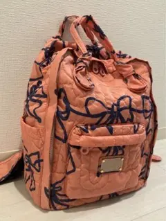 MARC BY MARCJACOBS キルティング ステッチ リボン リュック